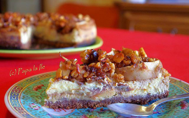 Apple Cheesecake… sau cheesecake de toamna…