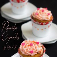 Rosewater cupcakes…