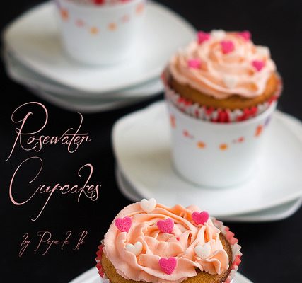 Rosewater cupcakes…